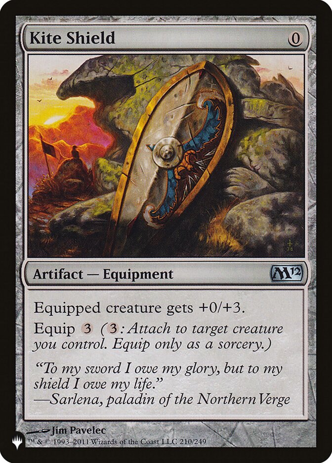 Kite Shield [The List] | Jomio and Rueliete's Cards and Comics