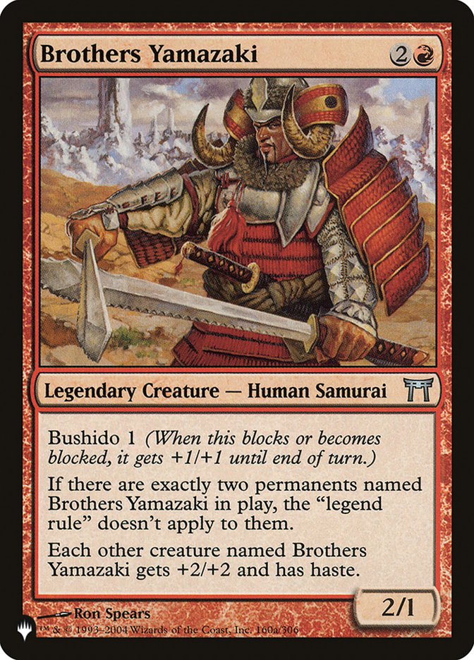 Brothers Yamazaki [The List] | Jomio and Rueliete's Cards and Comics