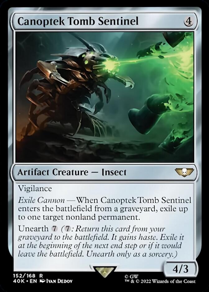Canoptek Tomb Sentinel [Warhammer 40,000] | Jomio and Rueliete's Cards and Comics