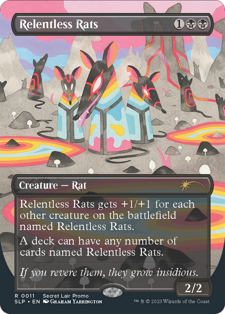 Relentless Rats (0011) [Secret Lair Showdown] | Jomio and Rueliete's Cards and Comics