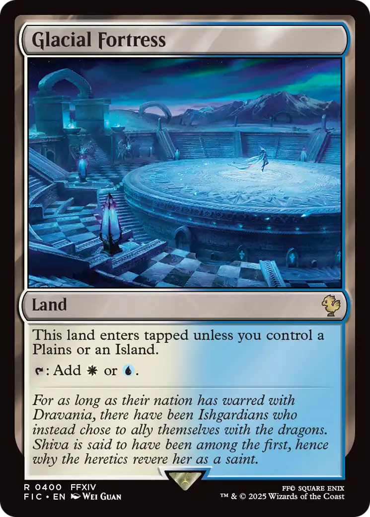 Glacial Fortress [FINAL FANTASY Commander] | Jomio and Rueliete's Cards and Comics