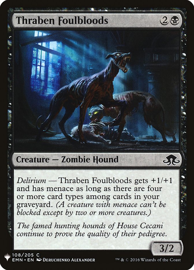 Thraben Foulbloods [Mystery Booster] | Jomio and Rueliete's Cards and Comics