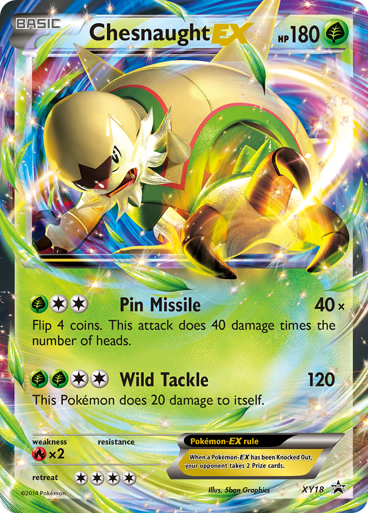 Chesnaught EX (XY18) [XY: Black Star Promos] | Jomio and Rueliete's Cards and Comics