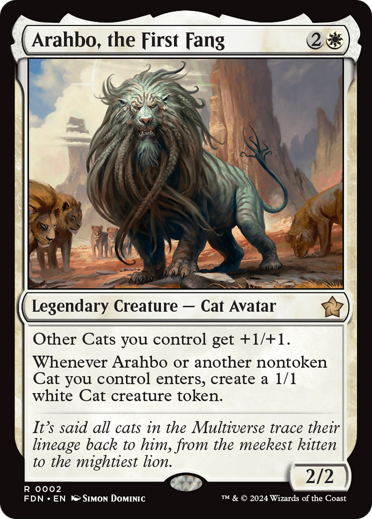 Arahbo, the First Fang [Foundations] | Jomio and Rueliete's Cards and Comics