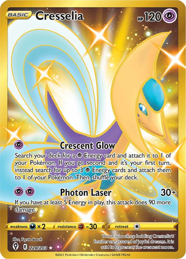 Cresselia (228/203) [Sword & Shield: Evolving Skies] | Jomio and Rueliete's Cards and Comics