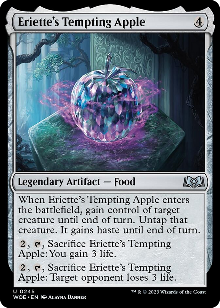 Eriette's Tempting Apple [Wilds of Eldraine] | Jomio and Rueliete's Cards and Comics