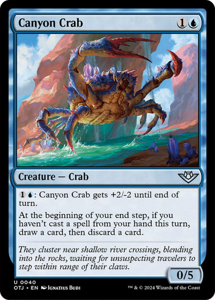 Canyon Crab [Outlaws of Thunder Junction] | Jomio and Rueliete's Cards and Comics