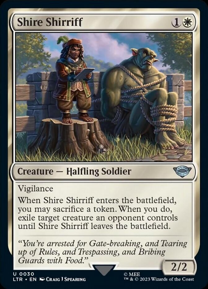 Shire Shirriff [The Lord of the Rings: Tales of Middle-Earth] | Jomio and Rueliete's Cards and Comics