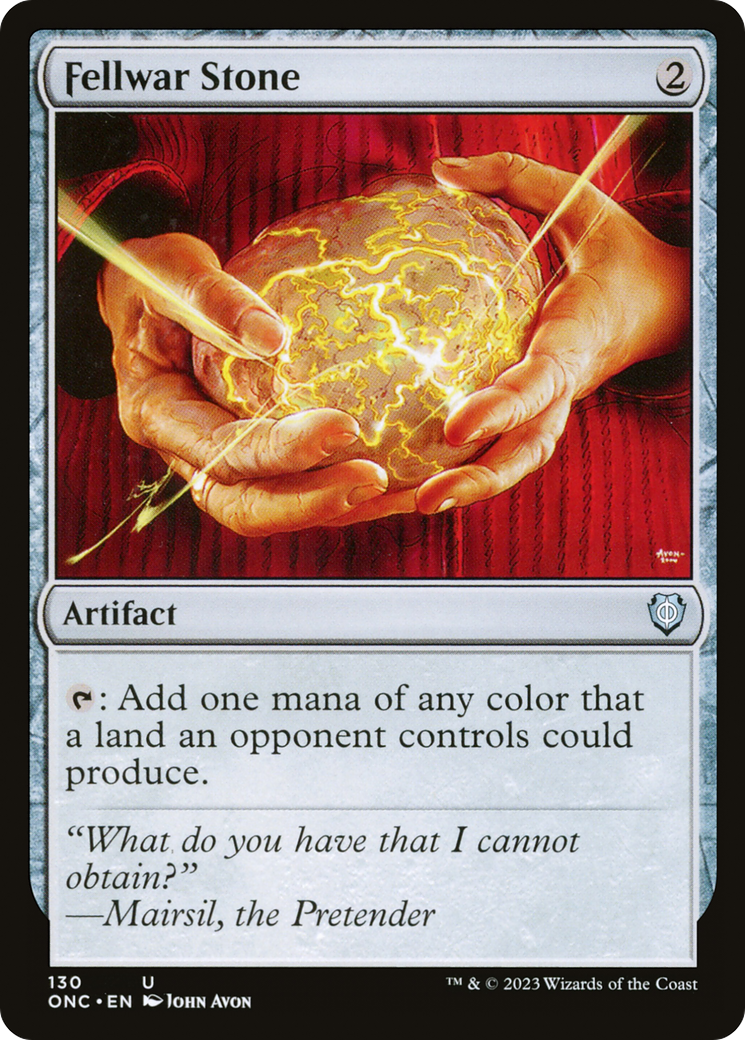 Fellwar Stone [Phyrexia: All Will Be One Commander] | Jomio and Rueliete's Cards and Comics