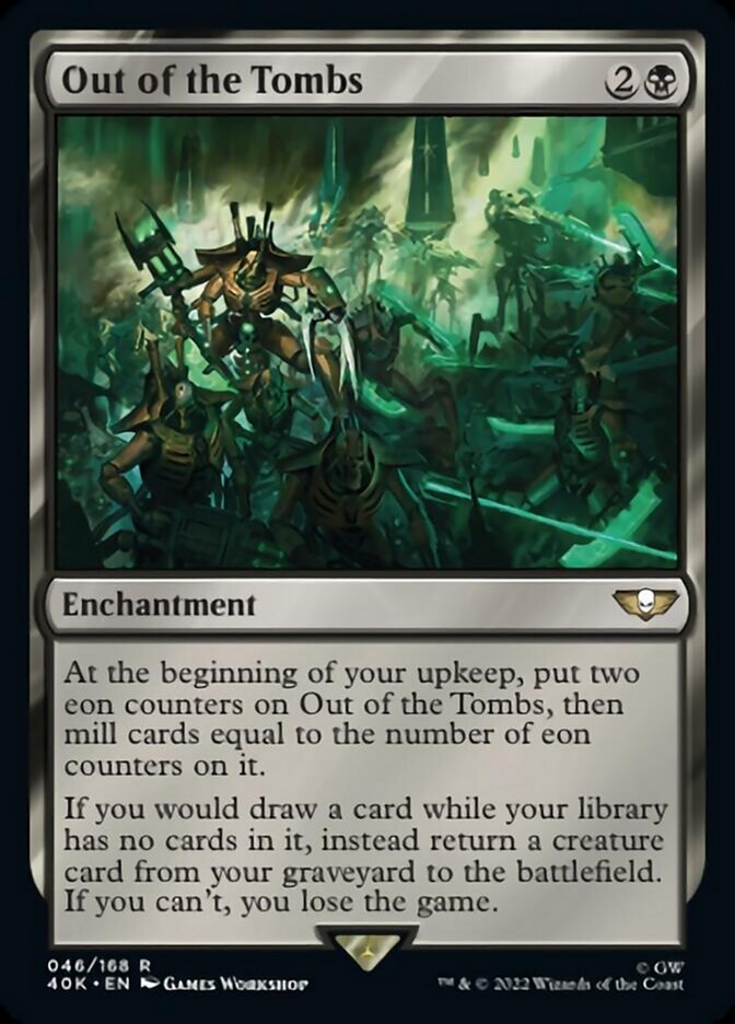 Out of the Tombs (Surge Foil) [Warhammer 40,000] | Jomio and Rueliete's Cards and Comics