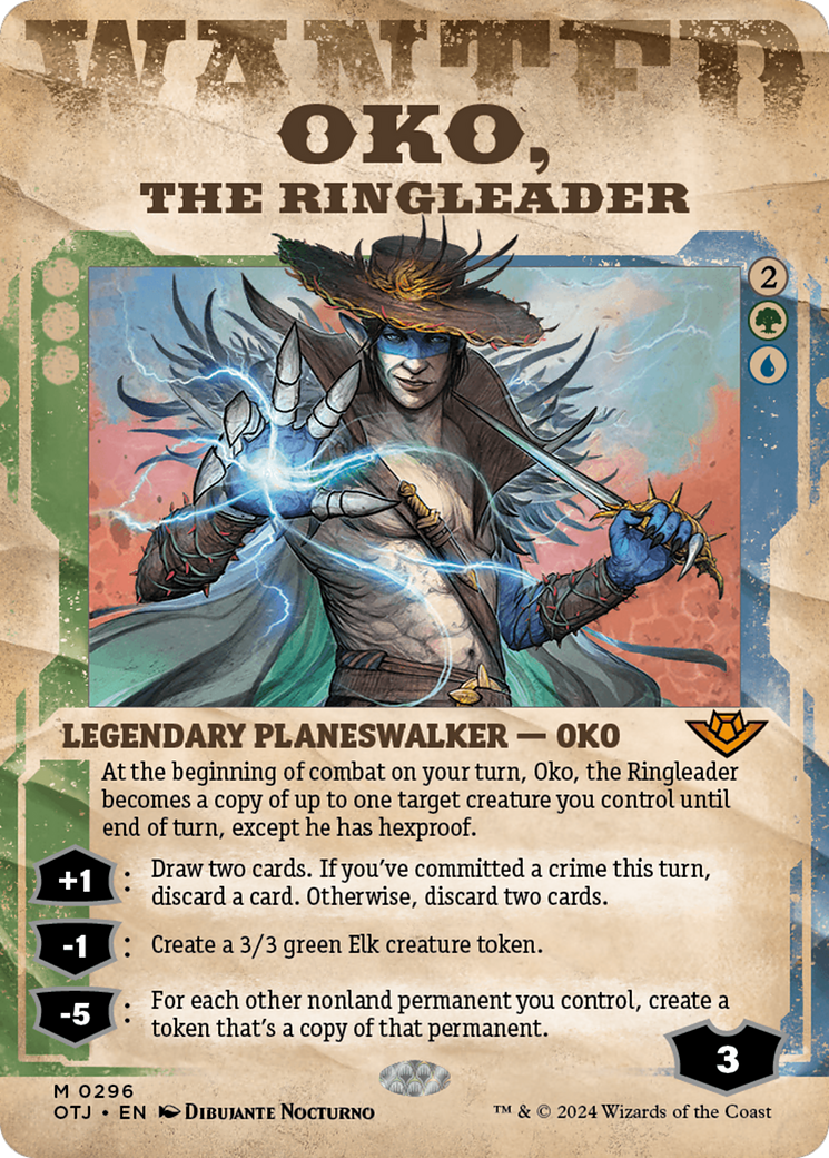 Oko, the Ringleader (Showcase) [Outlaws of Thunder Junction] | Jomio and Rueliete's Cards and Comics