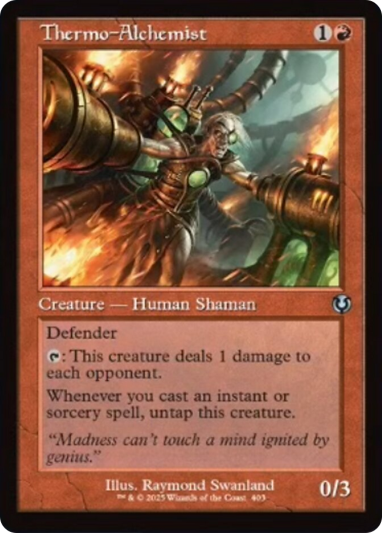 Thermo-Alchemist (Retro Frame) [Innistrad Remastered] | Jomio and Rueliete's Cards and Comics
