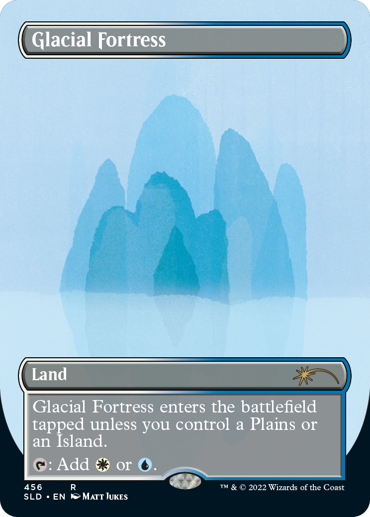Glacial Fortress (Borderless) [Secret Lair Drop Series] | Jomio and Rueliete's Cards and Comics