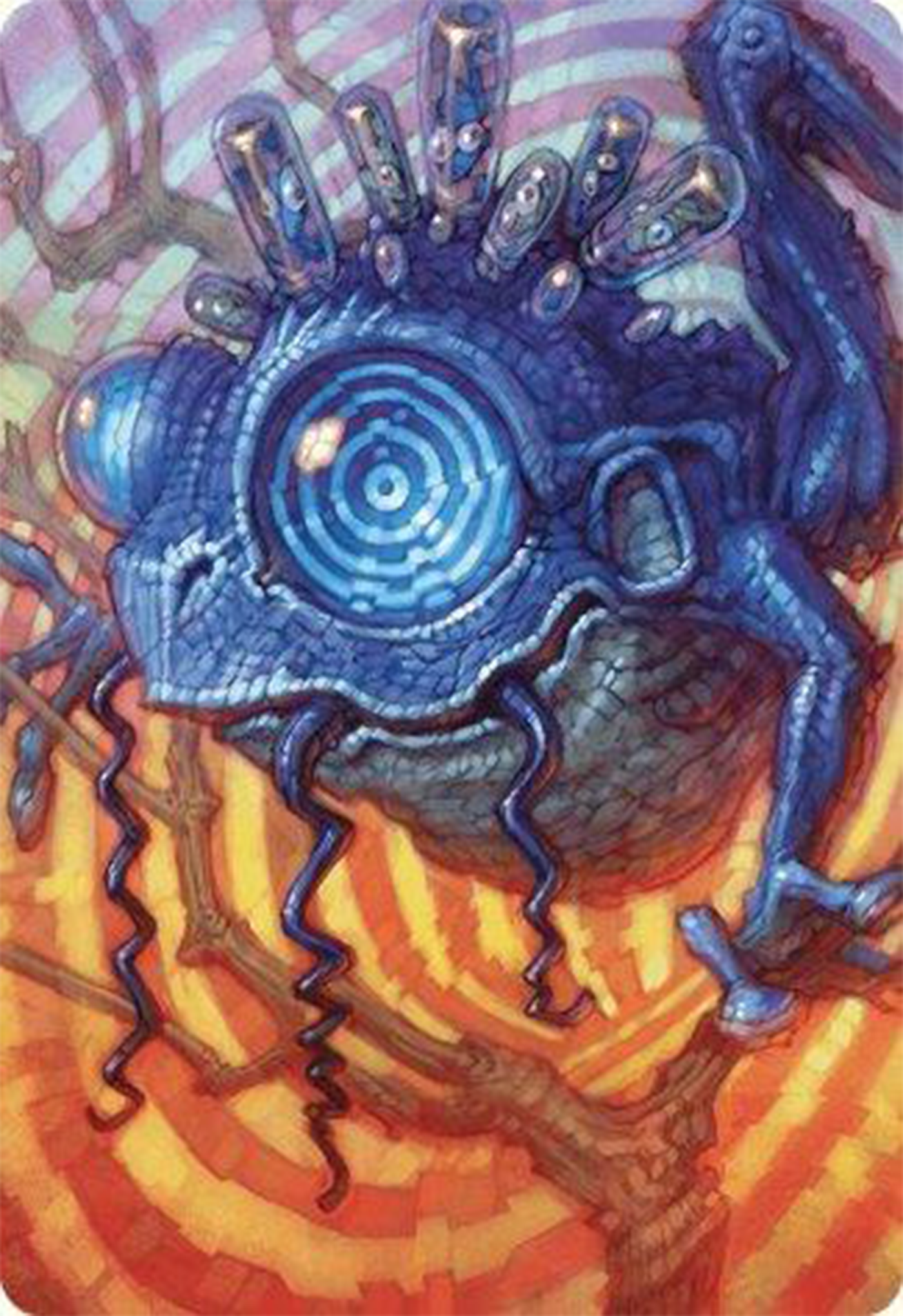 Psychic Frog Art Card [Modern Horizons 3 Art Series] | Jomio and Rueliete's Cards and Comics