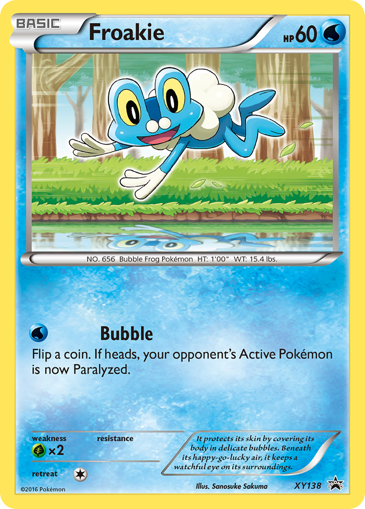 Froakie (XY138) [XY: Black Star Promos] | Jomio and Rueliete's Cards and Comics