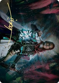 Tergrid, God of Fright Art Card (Gold-Stamped Signature) [Kaldheim Art Series] | Jomio and Rueliete's Cards and Comics