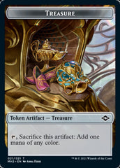 Crab // Treasure (21) Double-Sided Token [Modern Horizons 2 Tokens] | Jomio and Rueliete's Cards and Comics
