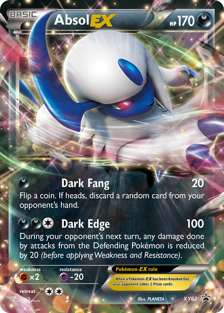 Absol EX (XY62) [XY: Black Star Promos] | Jomio and Rueliete's Cards and Comics