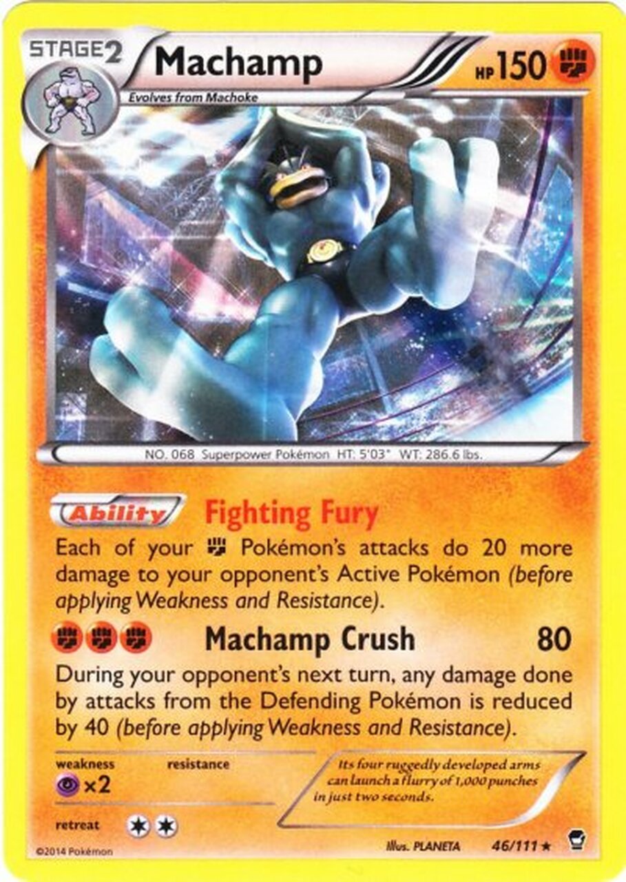 Machamp (46/111) [XY: Furious Fists] | Jomio and Rueliete's Cards and Comics