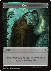 Beast // Copy Double-Sided Token [Duskmourn: House of Horror Tokens] | Jomio and Rueliete's Cards and Comics
