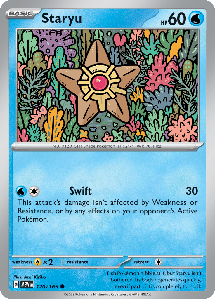 Staryu (120/165) [Scarlet & Violet 151] | Jomio and Rueliete's Cards and Comics