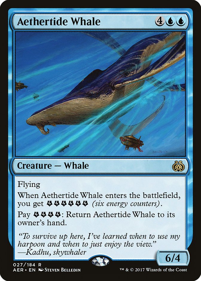 Aethertide Whale [Aether Revolt] | Jomio and Rueliete's Cards and Comics