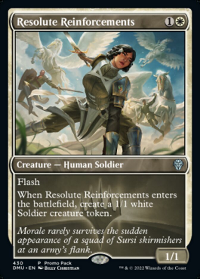 Resolute Reinforcements (Promo Pack) [Dominaria United Promos] | Jomio and Rueliete's Cards and Comics