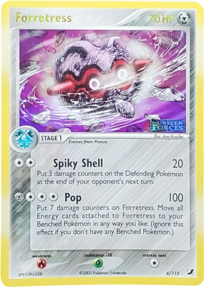 Forretress (6/115) (Stamped) [EX: Unseen Forces] | Jomio and Rueliete's Cards and Comics