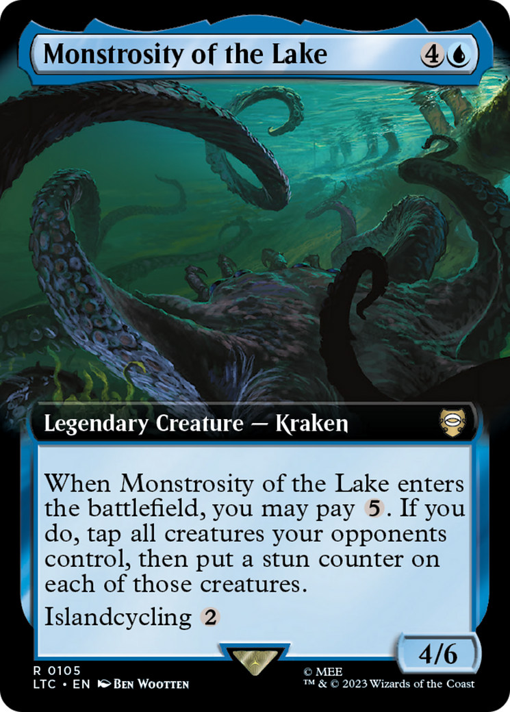 Monstrosity of the Lake (Extended Art) [The Lord of the Rings: Tales of Middle-Earth Commander] | Jomio and Rueliete's Cards and Comics