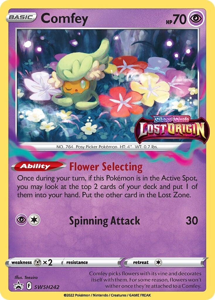 Comfey (SWSH242) [Sword & Shield: Black Star Promos] | Jomio and Rueliete's Cards and Comics
