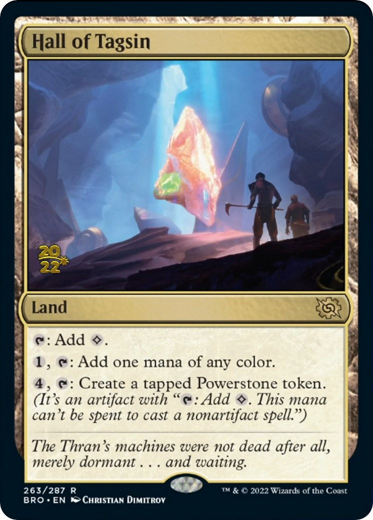 Hall of Tagsin [The Brothers' War Prerelease Promos] | Jomio and Rueliete's Cards and Comics