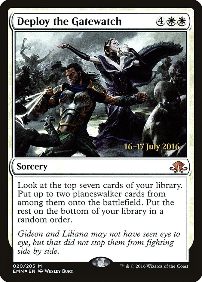 Deploy the Gatewatch [Eldritch Moon Prerelease Promos] | Jomio and Rueliete's Cards and Comics