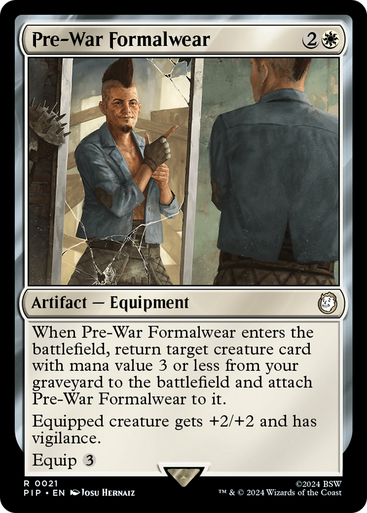 Pre-War Formalwear [Fallout] | Jomio and Rueliete's Cards and Comics