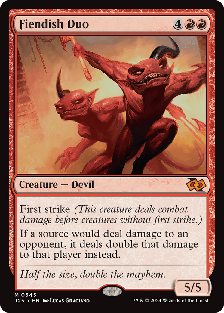 Fiendish Duo [Foundations Jumpstart] | Jomio and Rueliete's Cards and Comics