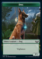 Treasure (016) // Dog Double-Sided Token [Streets of New Capenna Tokens] | Jomio and Rueliete's Cards and Comics