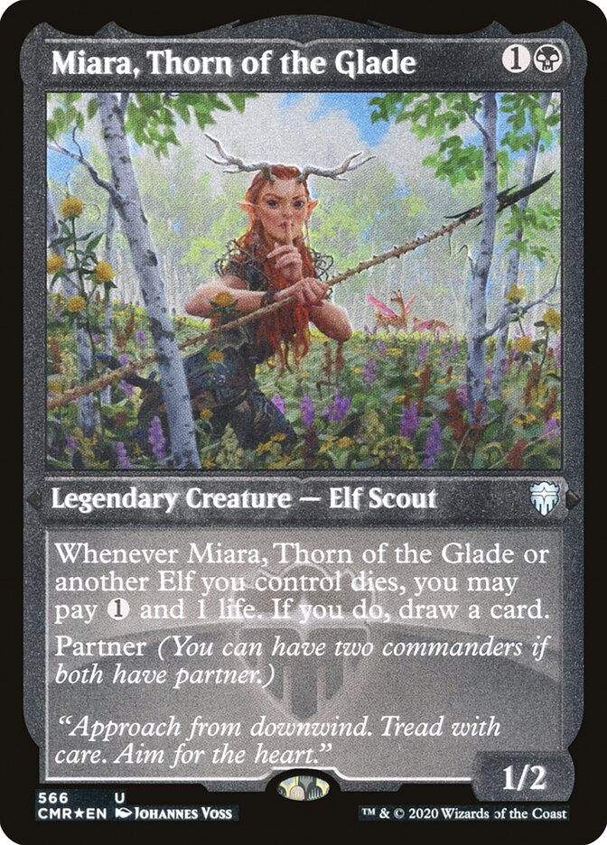 Miara, Thorn of the Glade (Etched) [Commander Legends] | Jomio and Rueliete's Cards and Comics