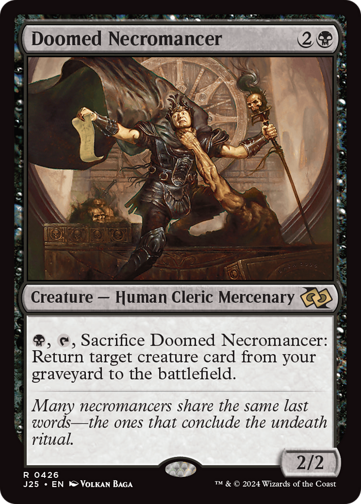 Doomed Necromancer [Foundations Jumpstart] | Jomio and Rueliete's Cards and Comics