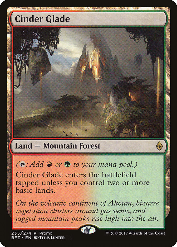 Cinder Glade (Promo) [Standard Showdown Promos] | Jomio and Rueliete's Cards and Comics