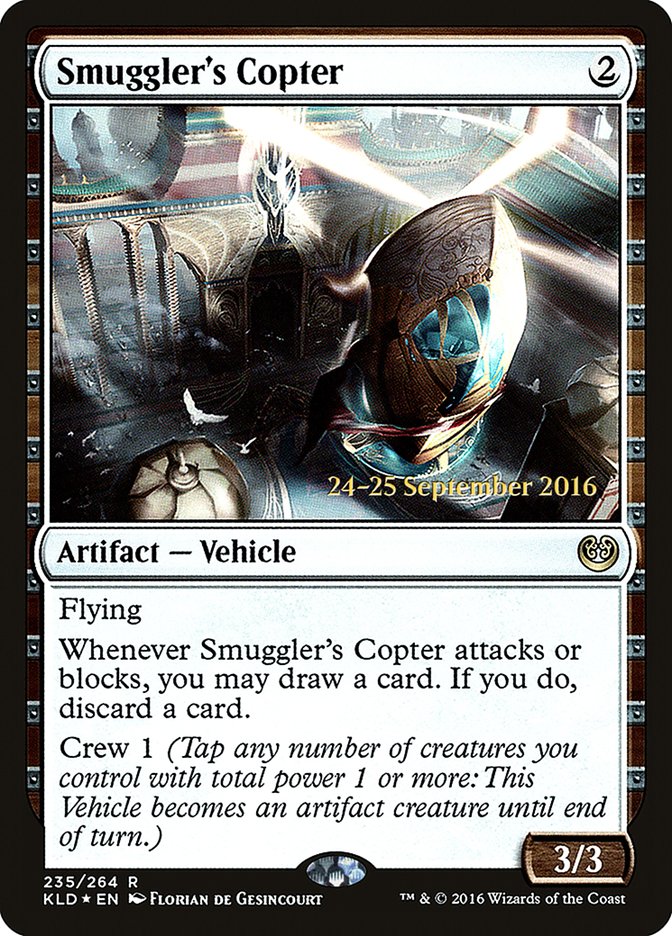 Smuggler's Copter [Kaladesh Prerelease Promos] | Jomio and Rueliete's Cards and Comics