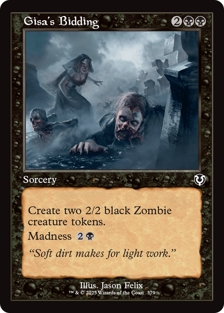 Gisa's Bidding (Retro Frame) [Innistrad Remastered] | Jomio and Rueliete's Cards and Comics