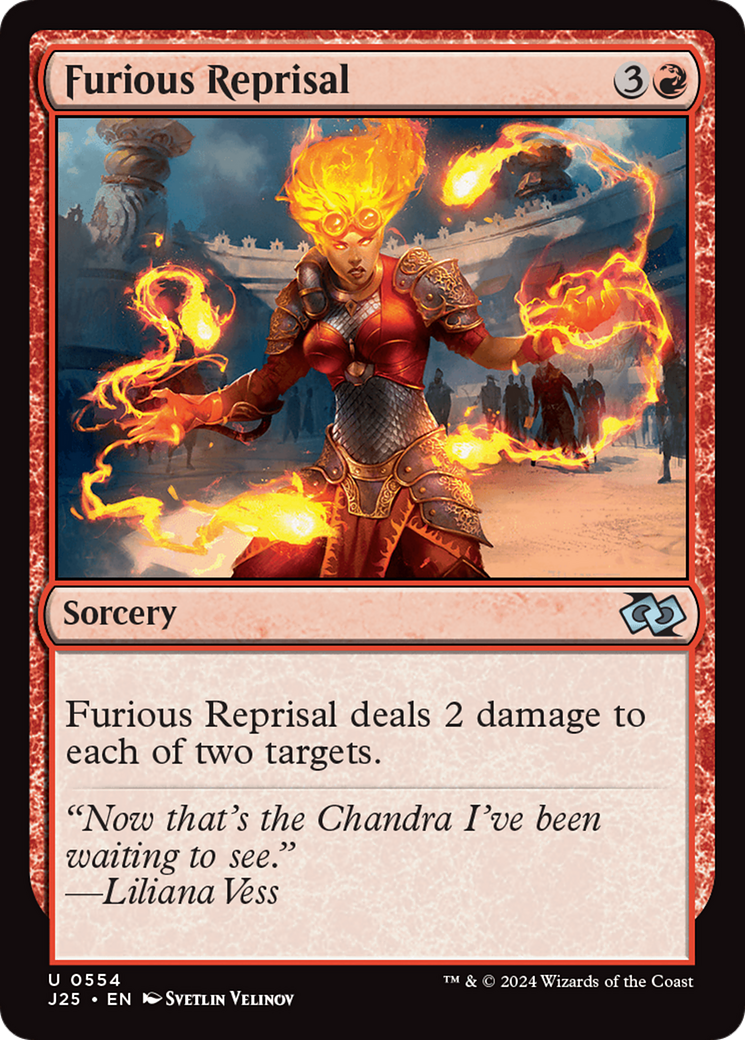 Furious Reprisal [Foundations Jumpstart] | Jomio and Rueliete's Cards and Comics