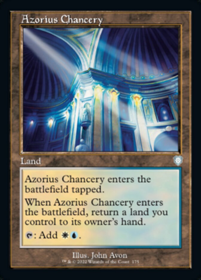 Azorius Chancery (Retro) [The Brothers' War Commander] | Jomio and Rueliete's Cards and Comics