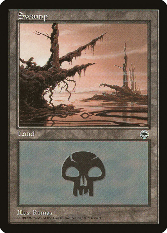 Swamp (Pink Sky) [Portal] | Jomio and Rueliete's Cards and Comics