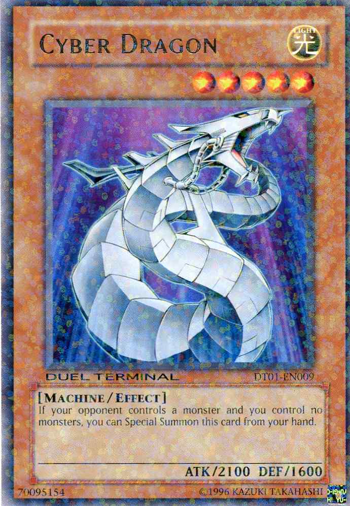 Cyber Dragon [DT01-EN009] Rare | Jomio and Rueliete's Cards and Comics