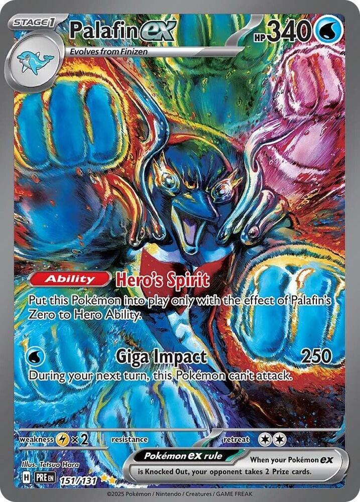 Palafin ex (151/131) [Scarlet & Violet: Prismatic Evolutions] | Jomio and Rueliete's Cards and Comics