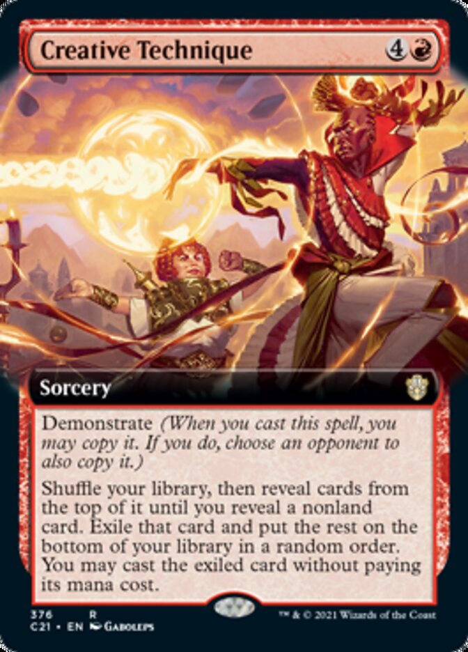 Creative Technique (Extended Art) [Commander 2021] | Jomio and Rueliete's Cards and Comics