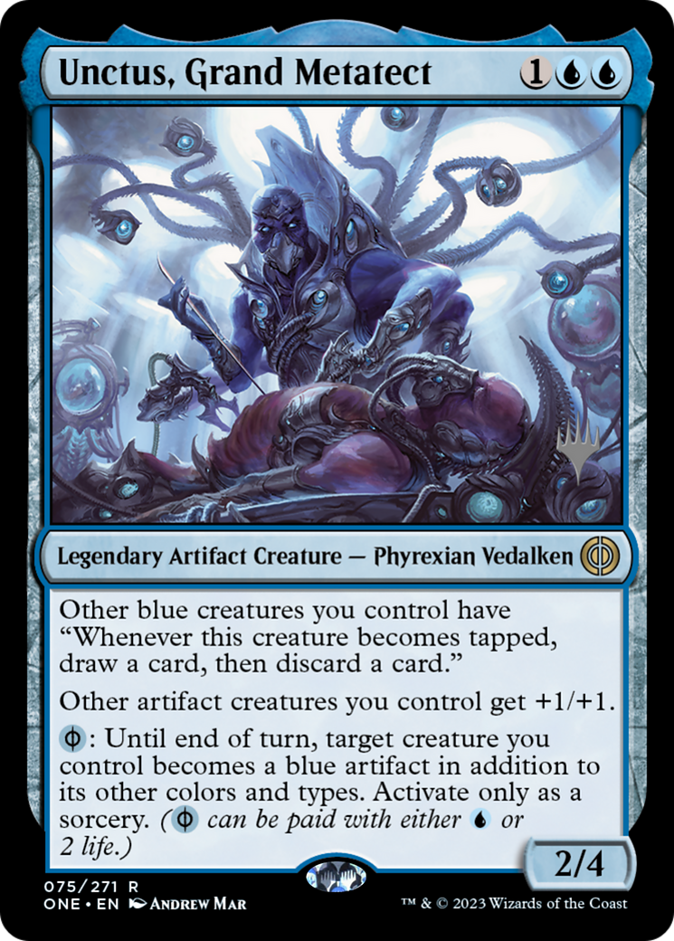 Unctus, Grand Metatect (Promo Pack) [Phyrexia: All Will Be One Promos] | Jomio and Rueliete's Cards and Comics
