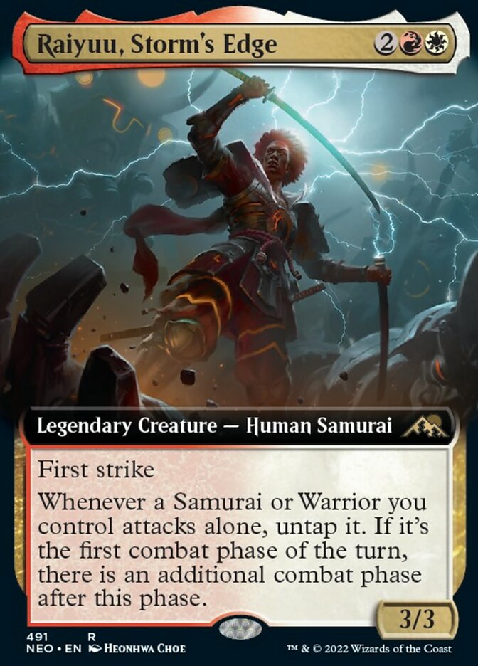 Raiyuu, Storm's Edge (Extended Art) [Kamigawa: Neon Dynasty] | Jomio and Rueliete's Cards and Comics