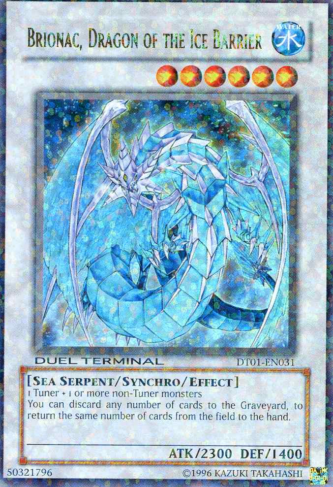Brionac, Dragon of the Ice Barrier [DT01-EN031] Ultra Rare | Jomio and Rueliete's Cards and Comics