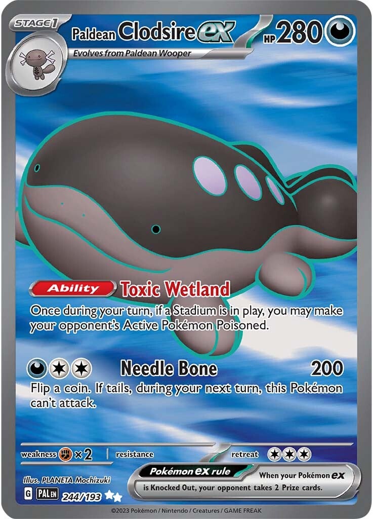 Paldean Clodsire ex (244/193) [Scarlet & Violet: Paldea Evolved] | Jomio and Rueliete's Cards and Comics